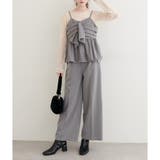 グレー | 【natural couture】サイドボタンパンツ | NICE CLAUP / OLIVE des OLIVE　OUTLET