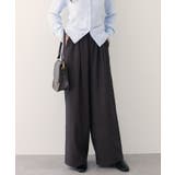 ブラウン | 【natural couture】イージーウエストワイドパンツ | NICE CLAUP / OLIVE des OLIVE　OUTLET