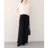 【natural couture】イージーウエストワイドパンツ | NICE CLAUP / OLIVE des OLIVE　OUTLET | 詳細画像6 