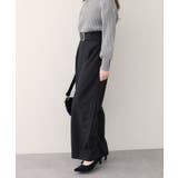 【natural couture】バックルベルト付きタックパンツ | NICE CLAUP / OLIVE des OLIVE　OUTLET | 詳細画像4 