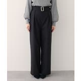 【natural couture】バックルベルト付きタックパンツ | NICE CLAUP / OLIVE des OLIVE　OUTLET | 詳細画像5 