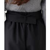 【natural couture】バックルベルト付きタックパンツ | NICE CLAUP / OLIVE des OLIVE　OUTLET | 詳細画像8 