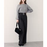 【natural couture】バックルベルト付きタックパンツ | NICE CLAUP / OLIVE des OLIVE　OUTLET | 詳細画像13 