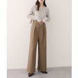 【natural couture】バックルベルト付きタックパンツ | NICE CLAUP / OLIVE des OLIVE　OUTLET | 詳細画像17 