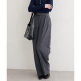 【natural couture】タックスラックスパンツ | NICE CLAUP / OLIVE des OLIVE OUTLET | 詳細画像2