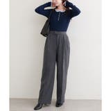 【natural couture】タックスラックスパンツ | NICE CLAUP / OLIVE des OLIVE OUTLET | 詳細画像3