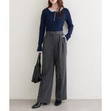 【natural couture】タックスラックスパンツ | NICE CLAUP / OLIVE des OLIVE OUTLET | 詳細画像4