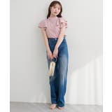 【natural couture】ラッフルフリルフロントアシメブラウス | NICE CLAUP / OLIVE des OLIVE　OUTLET | 詳細画像4 