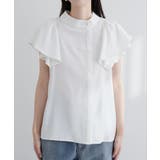 【natural couture】ラッフルフリルフロントアシメブラウス | NICE CLAUP / OLIVE des OLIVE　OUTLET | 詳細画像6 