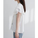 【natural couture】ラッフルフリルフロントアシメブラウス | NICE CLAUP / OLIVE des OLIVE　OUTLET | 詳細画像7 