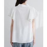 【natural couture】ラッフルフリルフロントアシメブラウス | NICE CLAUP / OLIVE des OLIVE　OUTLET | 詳細画像8 