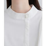 【natural couture】ラッフルフリルフロントアシメブラウス | NICE CLAUP / OLIVE des OLIVE　OUTLET | 詳細画像9 