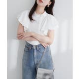 【natural couture】ラッフルフリルフロントアシメブラウス | NICE CLAUP / OLIVE des OLIVE　OUTLET | 詳細画像12 