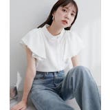 【natural couture】ラッフルフリルフロントアシメブラウス | NICE CLAUP / OLIVE des OLIVE　OUTLET | 詳細画像13 