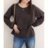 【natural couture】アシメパイピングボウタイブラウス | NICE CLAUP / OLIVE des OLIVE　OUTLET | 詳細画像12 