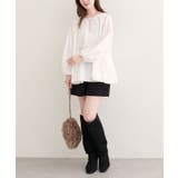 【natural couture】フレアヘムブラウス | NICE CLAUP / OLIVE des OLIVE　OUTLET | 詳細画像5 