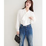 【natural couture】ボウタイリボンブラウス | NICE CLAUP / OLIVE des OLIVE　OUTLET | 詳細画像5 