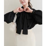 【natural couture】ボウタイリボンブラウス | NICE CLAUP / OLIVE des OLIVE　OUTLET | 詳細画像18 