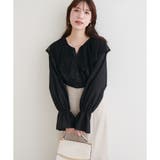 【natural couture】レースケープカラーブラウス | NICE CLAUP / OLIVE des OLIVE OUTLET | 詳細画像4