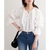 【natural couture】レースケープカラーブラウス | NICE CLAUP / OLIVE des OLIVE OUTLET | 詳細画像7