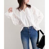 【natural couture】レースケープカラーブラウス | NICE CLAUP / OLIVE des OLIVE OUTLET | 詳細画像8