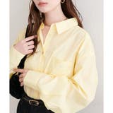 【natural couture】ポケット刺繍入りゆるシャツ | NICE CLAUP / OLIVE des OLIVE OUTLET | 詳細画像5