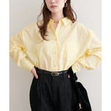 【natural couture】ポケット刺繍入りゆるシャツ | NICE CLAUP / OLIVE des OLIVE OUTLET | 詳細画像6