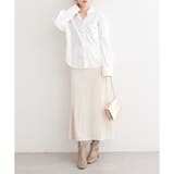 【natural couture】ポケット刺繍入りゆるシャツ | NICE CLAUP / OLIVE des OLIVE OUTLET | 詳細画像18