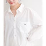 オフ | 【natural couture】ポケット刺繍入りゆるシャツ | NICE CLAUP / OLIVE des OLIVE OUTLET