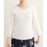 【natural couture】前後2WAY7分袖リブニット | NICE CLAUP / OLIVE des OLIVE OUTLET | 詳細画像28