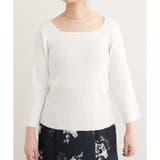 【natural couture】前後2WAY7分袖リブニット | NICE CLAUP / OLIVE des OLIVE OUTLET | 詳細画像21