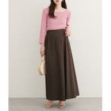 【natural couture】前後2WAY7分袖リブニット | NICE CLAUP / OLIVE des OLIVE OUTLET | 詳細画像12