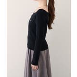 【natural couture】バレエネックリブニットプルオーバー | NICE CLAUP / OLIVE des OLIVE　OUTLET | 詳細画像7 