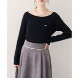 【natural couture】バレエネックリブニットプルオーバー | NICE CLAUP / OLIVE des OLIVE　OUTLET | 詳細画像14 