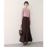 【natural couture】バレエネックリブニットプルオーバー | NICE CLAUP / OLIVE des OLIVE　OUTLET | 詳細画像20 