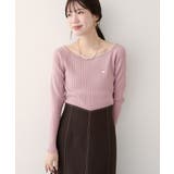 【natural couture】バレエネックリブニットプルオーバー | NICE CLAUP / OLIVE des OLIVE　OUTLET | 詳細画像22 