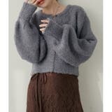 グレー | 【natural couture】クロップドカーディガン | NICE CLAUP / OLIVE des OLIVE OUTLET