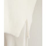 【natural couture】フェザーヤーンニットベスト | NICE CLAUP / OLIVE des OLIVE　OUTLET | 詳細画像3 