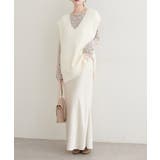 【natural couture】フェザーヤーンニットベスト | NICE CLAUP / OLIVE des OLIVE　OUTLET | 詳細画像4 