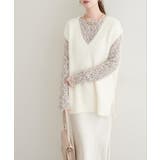 【natural couture】フェザーヤーンニットベスト | NICE CLAUP / OLIVE des OLIVE　OUTLET | 詳細画像6 