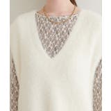 【natural couture】フェザーヤーンニットベスト | NICE CLAUP / OLIVE des OLIVE　OUTLET | 詳細画像11 