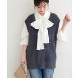 【natural couture】フェザーヤーンニットベスト | NICE CLAUP / OLIVE des OLIVE　OUTLET | 詳細画像13 