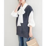 【natural couture】フェザーヤーンニットベスト | NICE CLAUP / OLIVE des OLIVE　OUTLET | 詳細画像15 