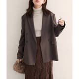 【natural couture】ベルト付きロングテーラージャケット | NICE CLAUP / OLIVE des OLIVE　OUTLET | 詳細画像30 