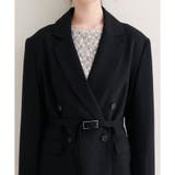 【natural couture】ベルト付きロングテーラージャケット | NICE CLAUP / OLIVE des OLIVE　OUTLET | 詳細画像24 