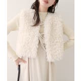 【natural couture】フェイクファーベスト | NICE CLAUP / OLIVE des OLIVE OUTLET | 詳細画像1