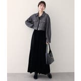 【natural couture】クロップドシャツブルゾン | NICE CLAUP / OLIVE des OLIVE　OUTLET | 詳細画像11 