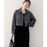 【natural couture】クロップドシャツブルゾン | NICE CLAUP / OLIVE des OLIVE　OUTLET | 詳細画像12 