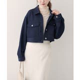 【natural couture】クロップドシャツブルゾン | NICE CLAUP / OLIVE des OLIVE　OUTLET | 詳細画像18 