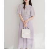 【natural couture】総プリーツフレア袖ワンピース | NICE CLAUP / OLIVE des OLIVE OUTLET | 詳細画像3